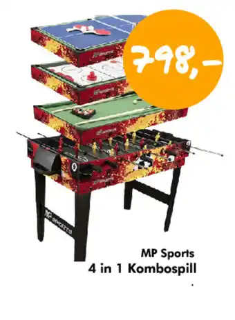 Havaristen MP Sports 4 in 1 Kombospill tilbud