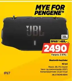 POWER Jbl Bluetooth-høyttaler Rå lyd tilbud