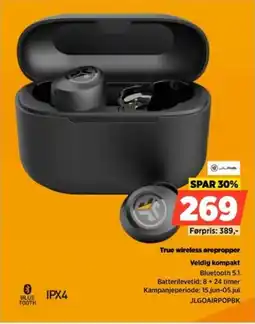 POWER True wireless orepropper Veldig kompakt tilbud