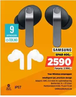 POWER Samsung True Wireless ørepropper Intelligent lyd, premium design tilbud