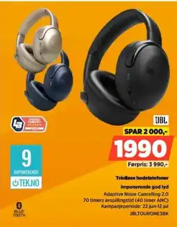 POWER Jbl Trådløse hodetelefoner Imponerende god lyd tilbud