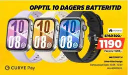 POWER Huawei WATCH FIT 4 Ultra-Slim Design tilbud