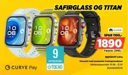 POWER Huawei WATCH FIT 4 Pro Utrustet med avanserte treningsmoduser tilbud