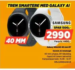 POWER Samsung Galaxy Watch8.40 mm BT Gemini Al innebygd tilbud