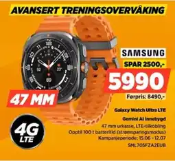 POWER Samsung Galaxy Watch Ultra LTE Gemini Al innebygd tilbud