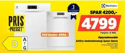 POWER Electrolux Oppvaskmaskin AirDry-tørketeknologi åpner døren tilbud
