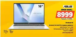 POWER Asus Vivobook 16 Avansert Al-kraft for daglige oppgaver tilbud