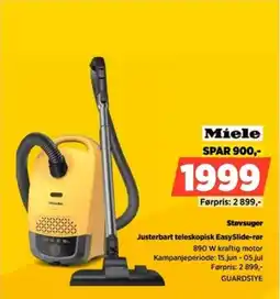 POWER Miele Støvsuger Justerbart teleskopisk EasySlide-rør tilbud