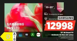 POWER Samsung 75" 4K Smart-TV Strålende 4K Mini LED-ytelse tilbud