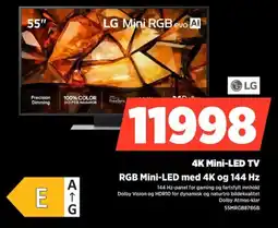 POWER Lg 4K Mini-LED TV RGB Mini-LED med 4K og 144 Hz tilbud