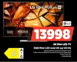 POWER Lg 4K Mini-LED TV RGB Mini-LED med 4K og 144 Hz tilbud