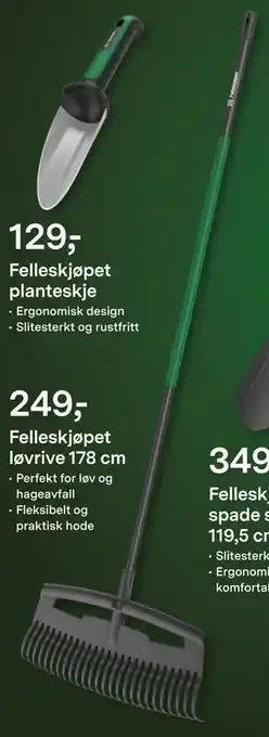 Felleskjøpet Felleskjøpet løvrive 178 cm tilbud