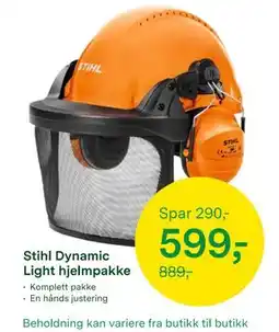 Felleskjøpet Stihl Dynamic Light hjelmpakke tilbud