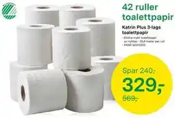 Felleskjøpet 42 ruller toalettpapir tilbud