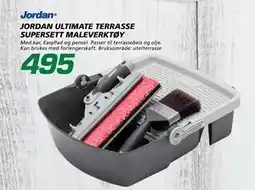 Coop Byggmix JORDAN ULTIMATE TERRASSE SUPERSETT MALEVERKTØY tilbud