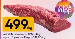 Gigaboks Indrefilet storfe tilbud