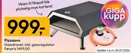 Gigaboks Pizzaovn tilbud