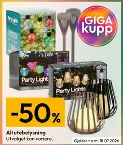 Gigaboks All utebelysning tilbud