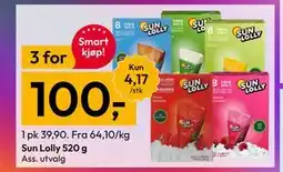 Gigaboks Sun Lolly 520 g tilbud