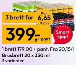 Gigaboks Brusbrett 20 x 330 ml tilbud