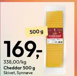 Gigaboks Cheddar 500 g tilbud