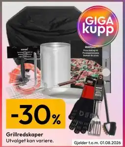 Gigaboks Grillredskaper tilbud