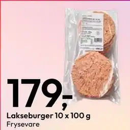 Gigaboks Lakseburger 10 x 100 g tilbud