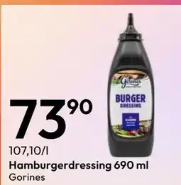 Gigaboks Hamburgerdressing 690 ml tilbud
