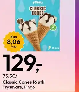 Gigaboks Classic Cones 16 stk tilbud