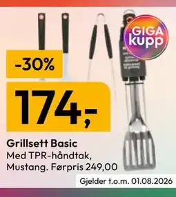 Gigaboks Grillsett Basic tilbud