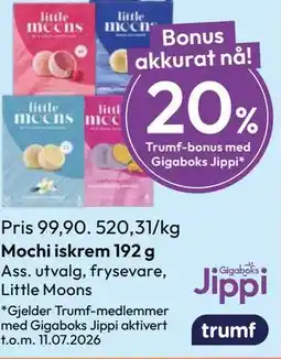 Gigaboks Mochi iskrem 192 g tilbud