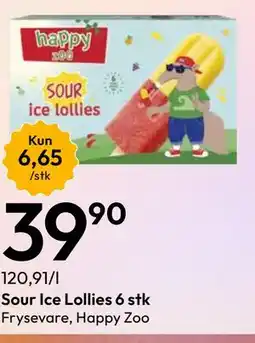 Gigaboks Sour Ice Lollies 6 stk tilbud
