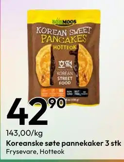 Gigaboks Koreanske søte pannekaker 3 stk tilbud