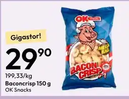 Gigaboks Baconcrisp 150 g tilbud