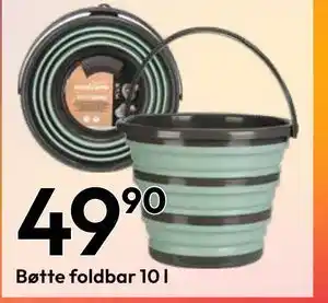 Gigaboks Bøtte foldbar 10 l tilbud