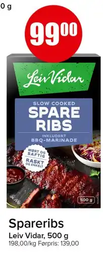Spar Spareribs tilbud