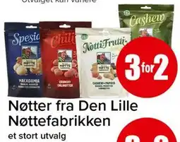 Spar Nøtter fra Den Lille Nøttefabrikken tilbud