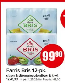 Spar Farris Bris 12-pk tilbud