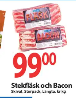 MaxiMat Charlottenberg Stekfläsk och Bacon tilbud