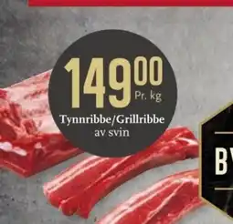 CC Mat Tynnribbe/Grillribbe av svin tilbud