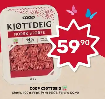 Coop kjøttdeig