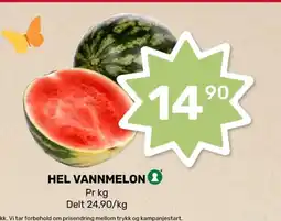 Coop Marked HEL VANNMELON tilbud