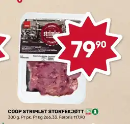 Coop Marked Coop strimlet storfekjøtt tilbud