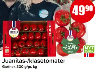 Eurospar Juanitas-/klasetomater tilbud