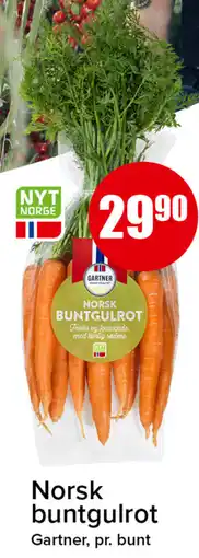 Eurospar Norsk buntgulrot tilbud