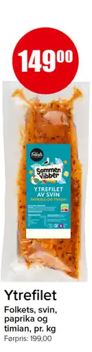 Eurospar Folkets Ytrefilet tilbud