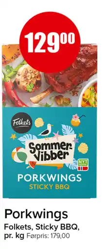 Eurospar Folkets Porkwings tilbud