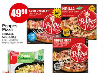 Eurospar Peppes Pizza tilbud