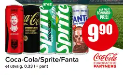 Eurospar Coca-Cola/Sprite/Fanta tilbud