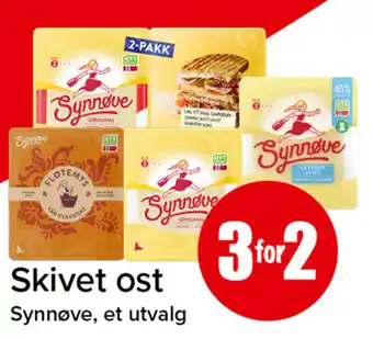 Eurospar Synnøve Skivet ost tilbud